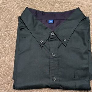Men's Dark Green Dress Shirt